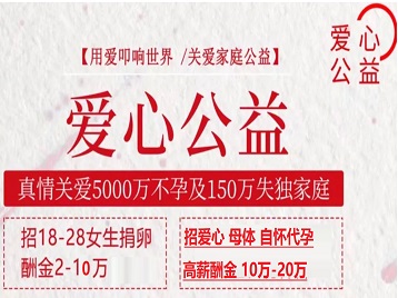 海淀捐卵助孕生子 爱心志愿者招募